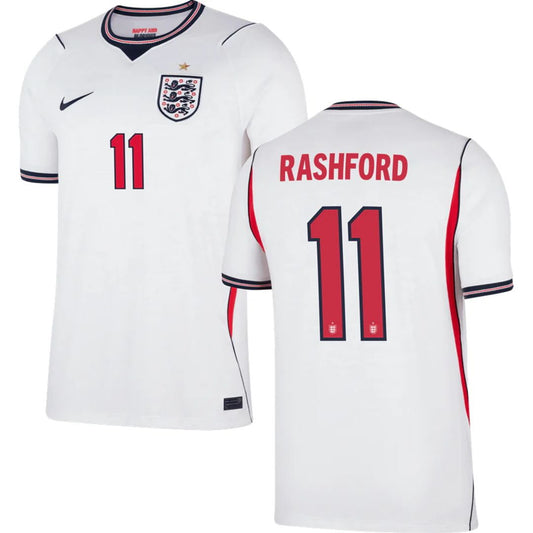 England Soccer 2026 World Cup Rashford #11 Home Jersey Shirt