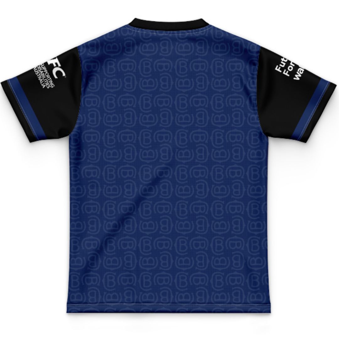 Canterbury Bankstown Bulldogs 2026 Kids Blue Media Shirt