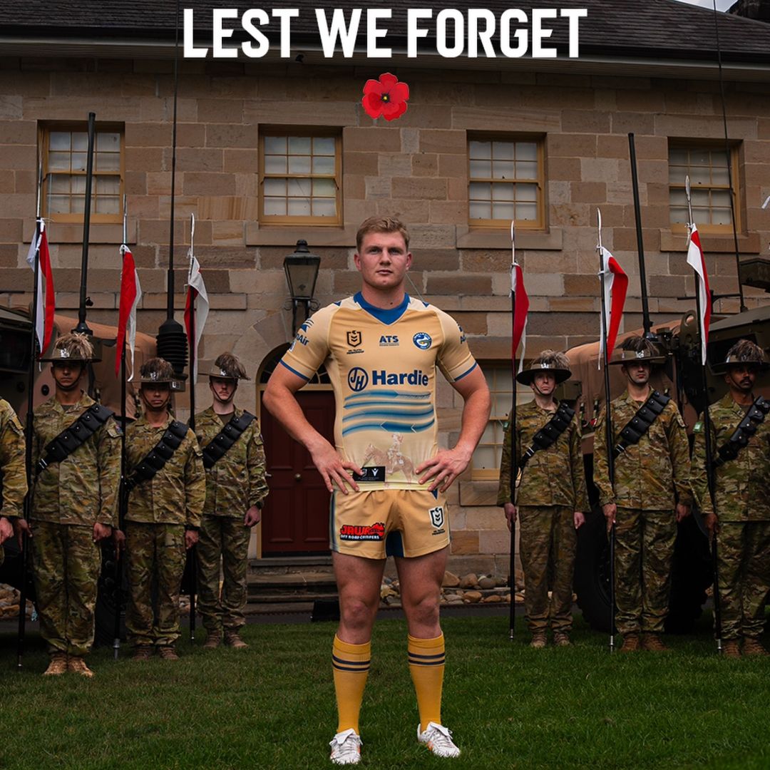 Parramatta Eels 2026 ANZAC Round Jersey