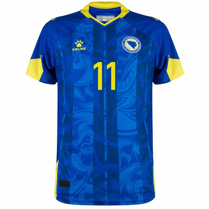 Bosnia and Herzegovina Džeko #11 Football Home Jersey Shirt