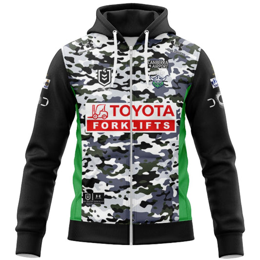 Canberra Raiders 2026 ANZAC Hoodie with Zipper