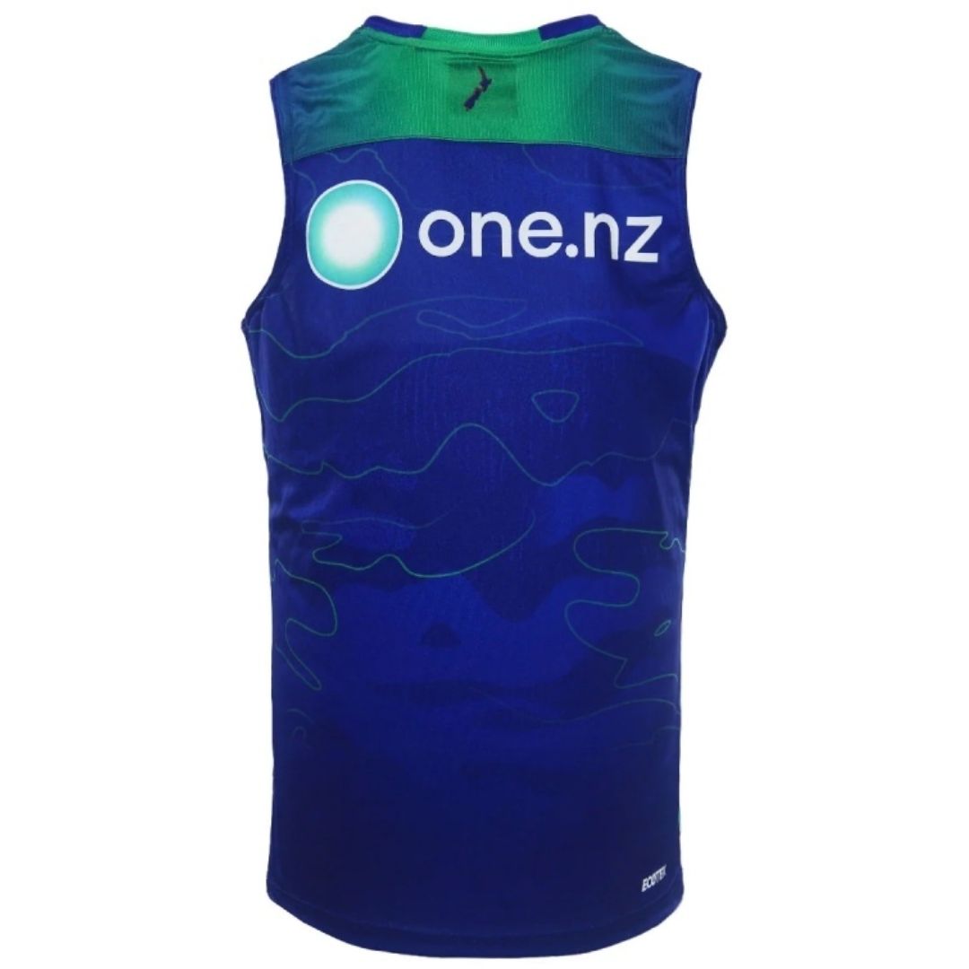 New Zealand Warriors 2024 Blue Training Singlet