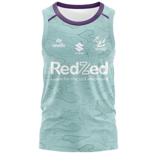 Melbourne Storm 2026 Mint Green Training Singlet