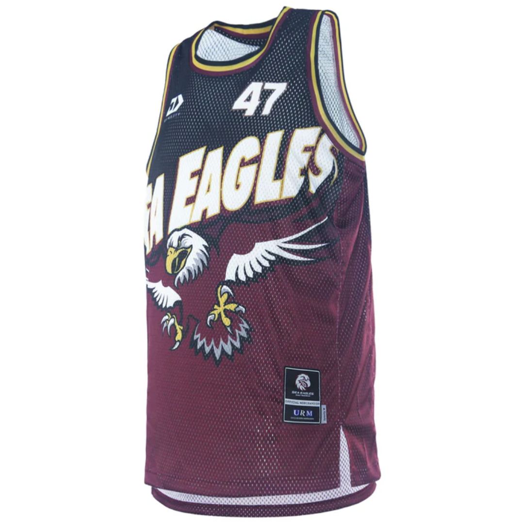 Manly Warringah Sea Eagles 2026 Basketball Singlet
