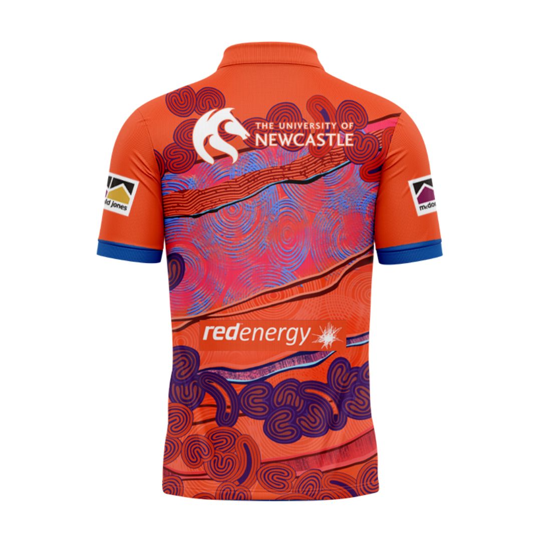 Newcastle Knights 2024 Indigenous Polo Shirt