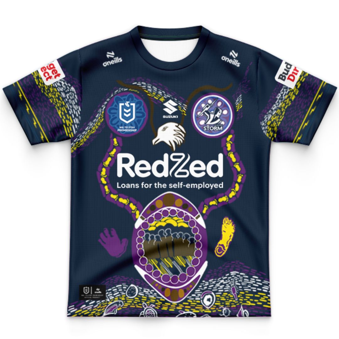 Melbourne Storm 2026 Kids Indigenous Jersey
