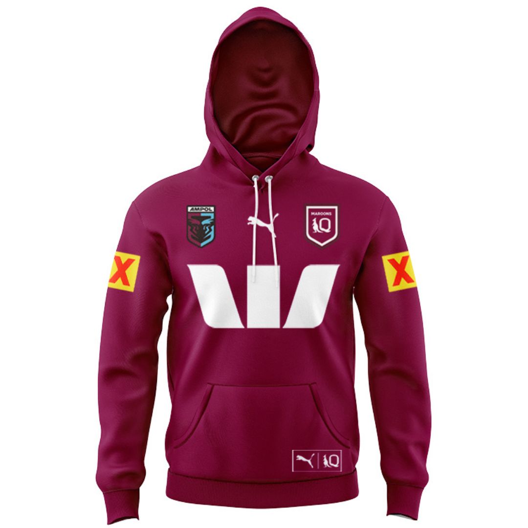 Queensland Maroons 2025 State Of Origin Kids Hoodie