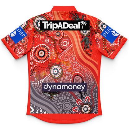 St George Illawarra Dragons 2026 Kids Indigenous Polo Shirt