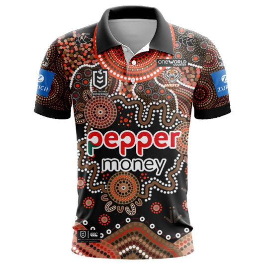 Wests Tigers 2026 Indigenous Polo Shirt