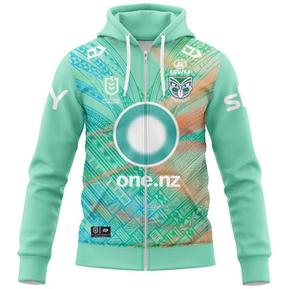 New Zealand Warriors Pasifika Hoodie with Zipper