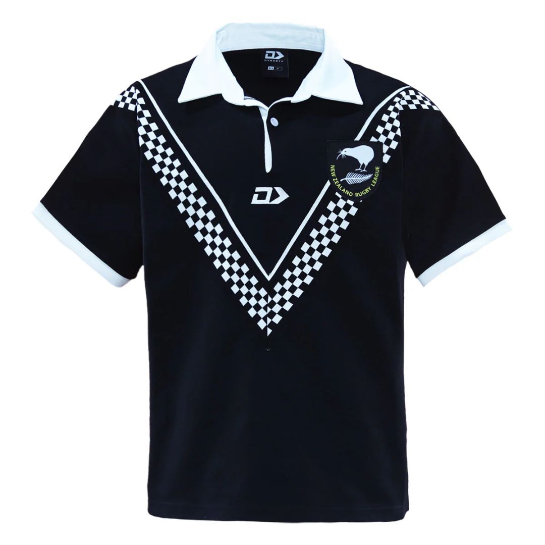 New Zealand Kiwis 2024 Black Throwback Jersey
