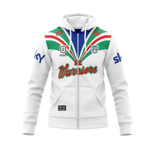 New Zealand Warriors 2024 Heritage Hoodie with Zipper