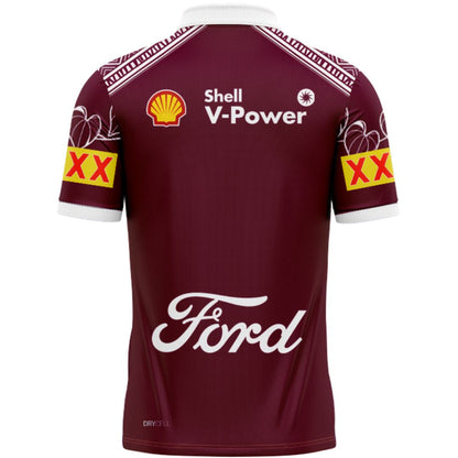 Queensland Maroons 2026 State Of Origin Indigenous Polo Shirt