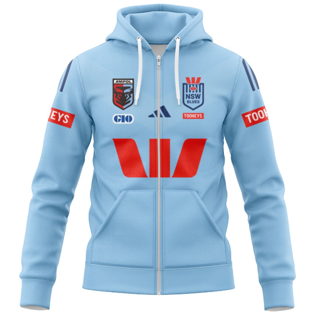 NSW Blues 2026 State Of Origin Hoodie with Zipper