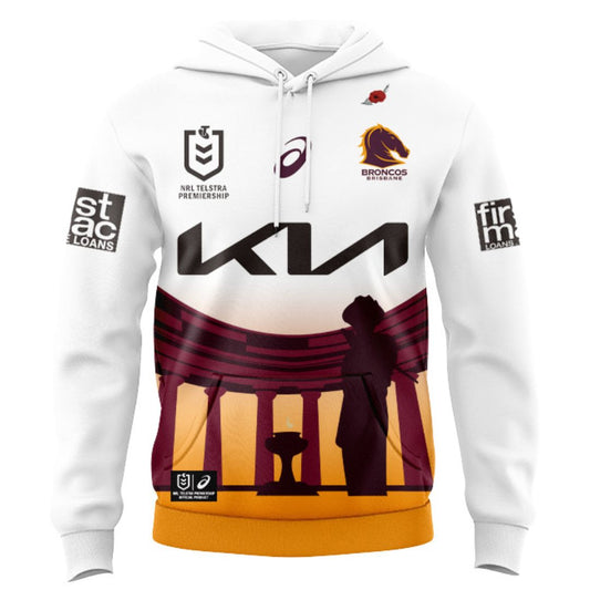 Brisbane Broncos ANZAC Hoodie
