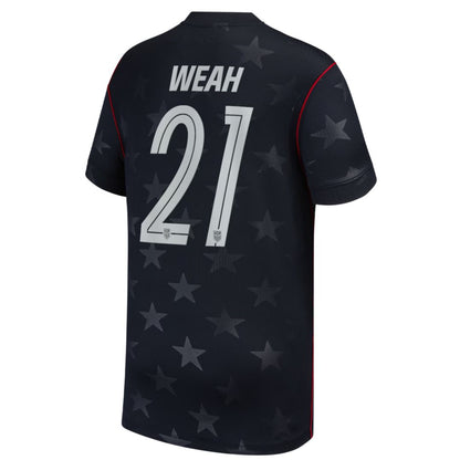 United States 2026 World Cup Weah #21 Away Jersey Shirt