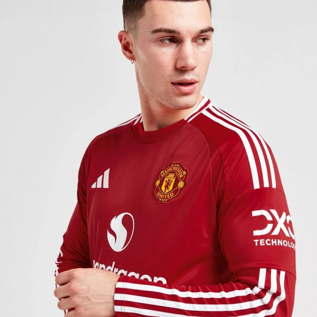 Manchester United 2024/25 Long Sleeve Home Jersey Shirt