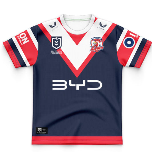 Sydney Roosters 2025 Kids Home Jersey