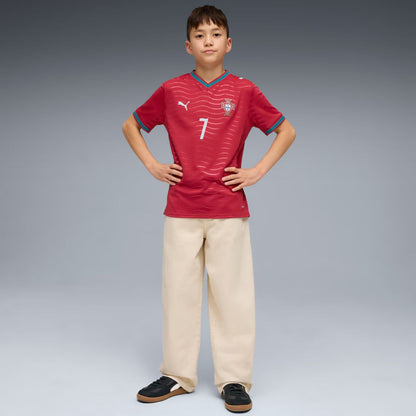 Portugal 2026 Cristiano Ronaldo Soccer World Cup of Football Kids Home Jersey Shirt