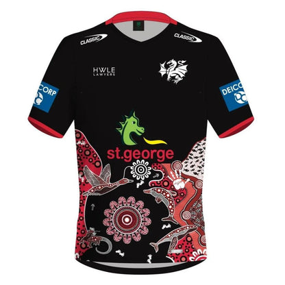 St George Illawarra Dragons 2024 Indigenous Training Shirt