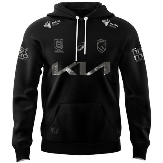 Brisbane Broncos 2026 Black Hoodie
