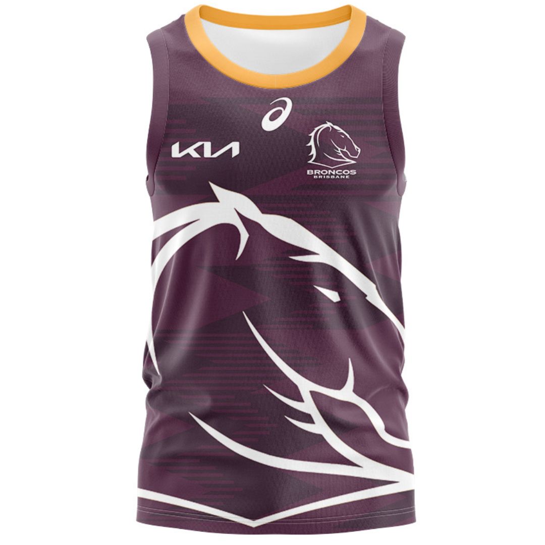 Brisbane Broncos 2024 Run Out Singlet