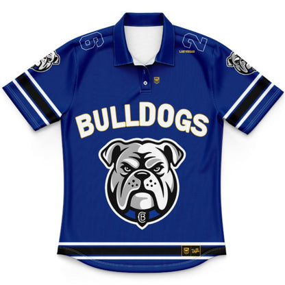 Canterbury Bankstown Bulldogs 2026 Kids Las Vegas Polo Shirt