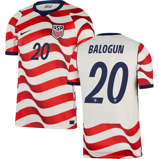 United States 2026 World Cup Balogun #20 Home Jersey Shirt