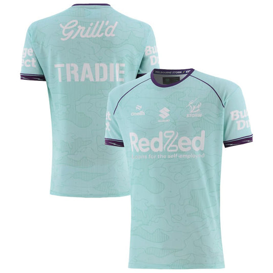 Melbourne Storm 2026 Mint Green Training Shirt