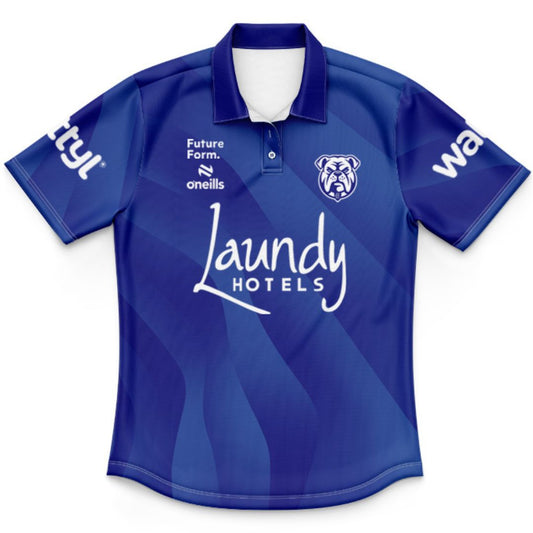 Canterbury Bankstown Bulldogs 2026 Kids Warm Up Polo Shirt