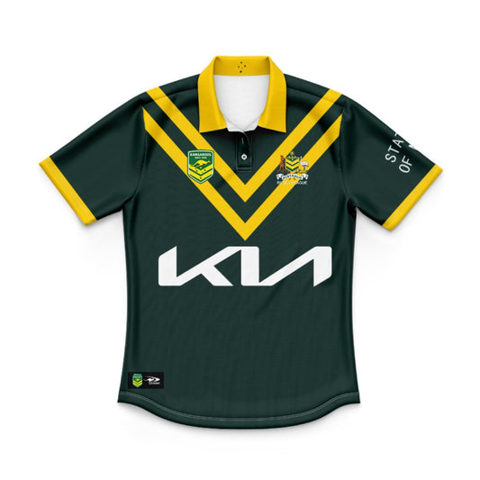 Australia Kangaroos 2024 Kids Home Polo Shirt