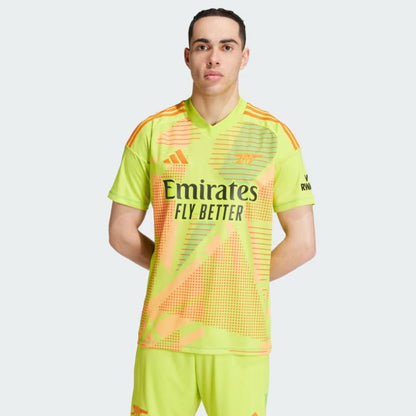 Arsenal Gunners 2024/25 Goalkeeper Short Sleeve Jersey Shirt