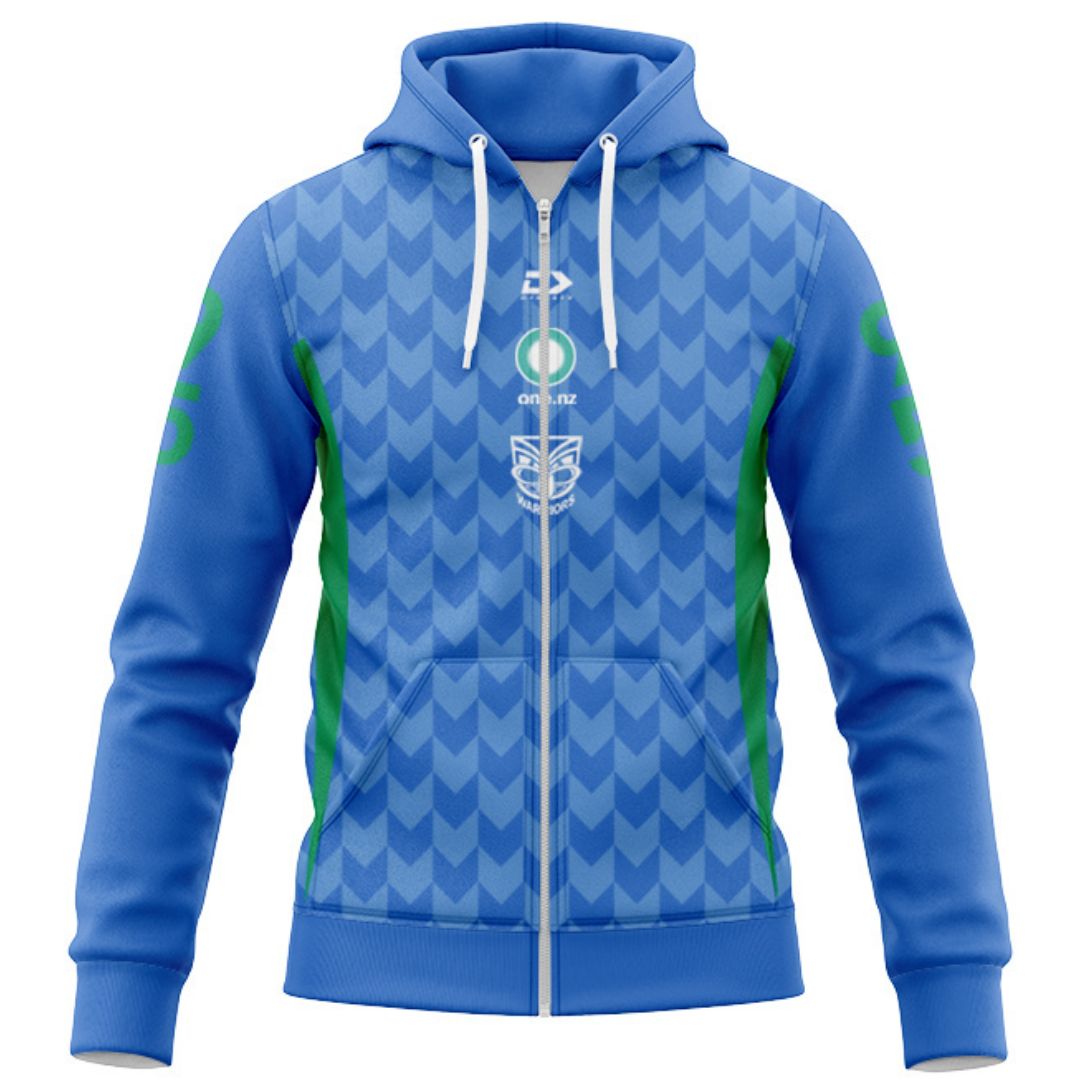New Zealand Warriors 2026 Captains Run Hoodie with Zipper