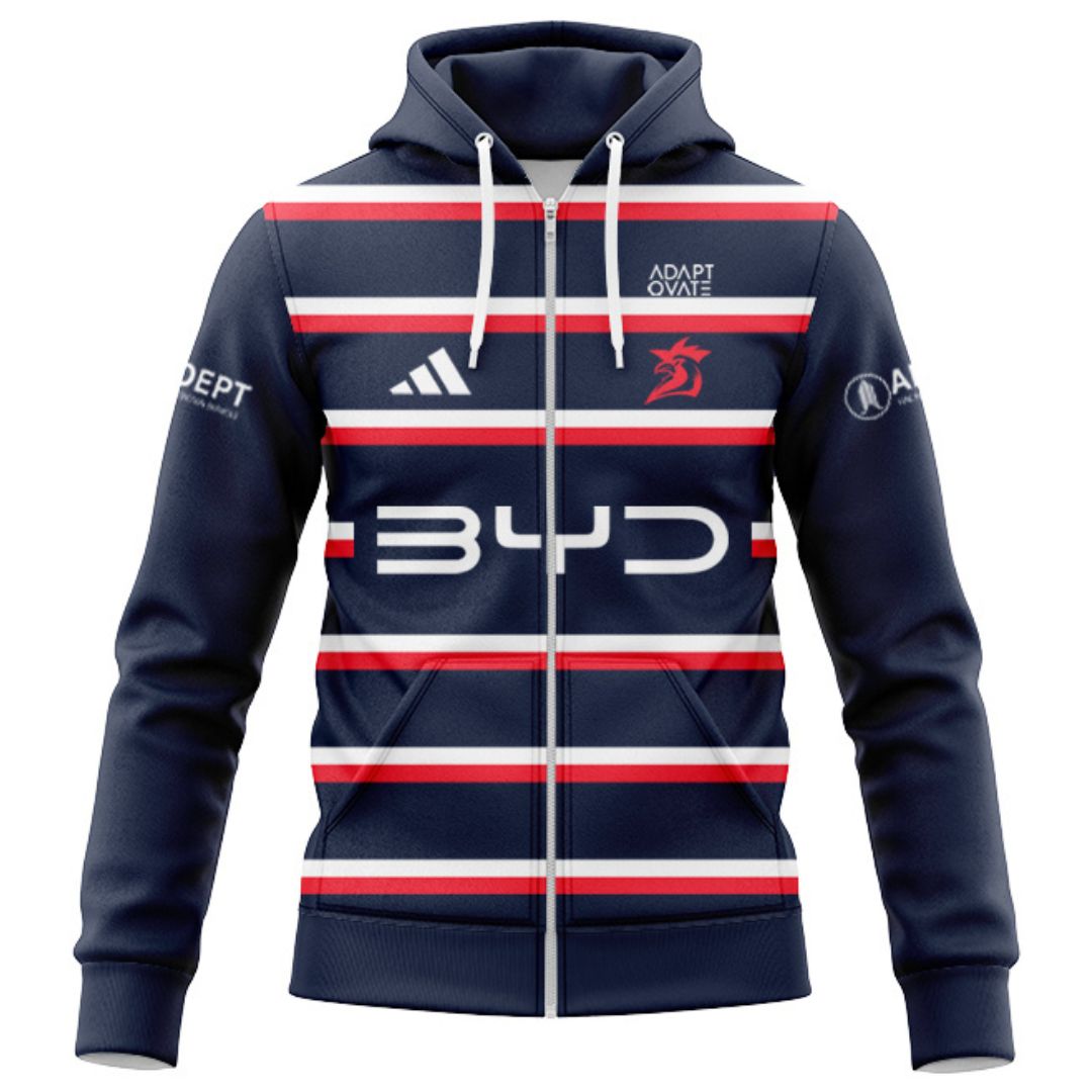 Sydney Roosters 2026 Training Hoodie with Zipper