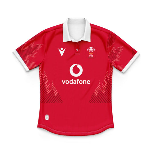 Wales Dragons Rugby 2024/25 Kids Home Match Polo Shirt