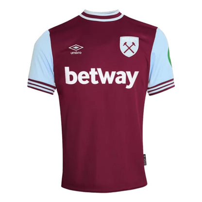 West Ham United 2024/25 Home Jersey Shirt (Add Your Own Name & Number)