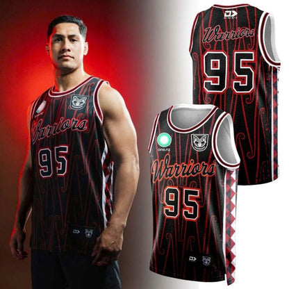 New Zealand Warriors 2026 Te Ārahi Basketball Singlet