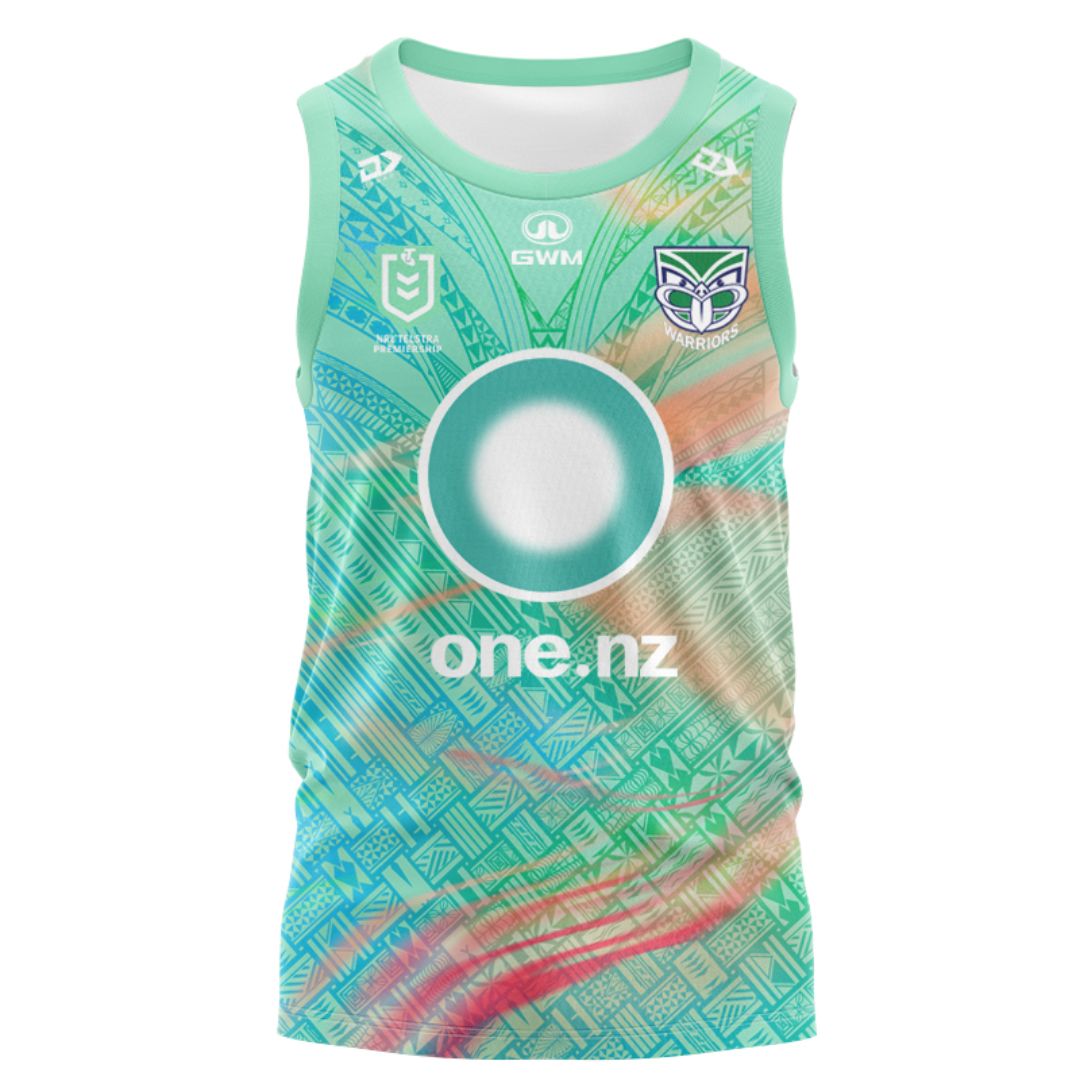 New Zealand Warriors 2025 Pasifika Singlet
