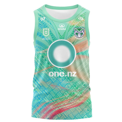 New Zealand Warriors 2025 Pasifika Singlet