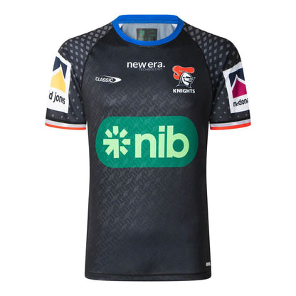 Newcastle Knights 2025 Black Pro Training Shirt