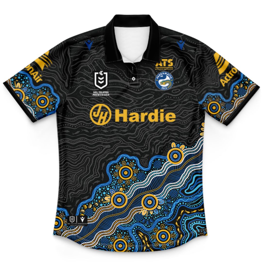 Parramatta Eels 2026 Kids Indigenous Polo Shirt