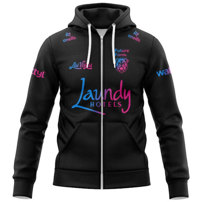 Canterbury Bankstown Bulldogs 2026 Las Vegas Warm Up Hoodie with Zipper