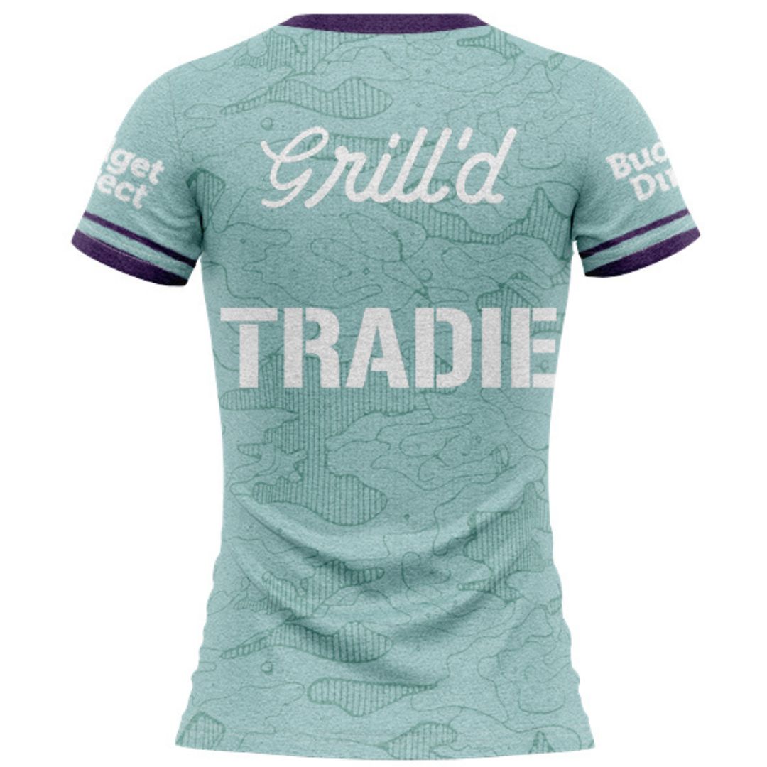 Melbourne Storm 2026 Women's Mint Green Training Shirt
