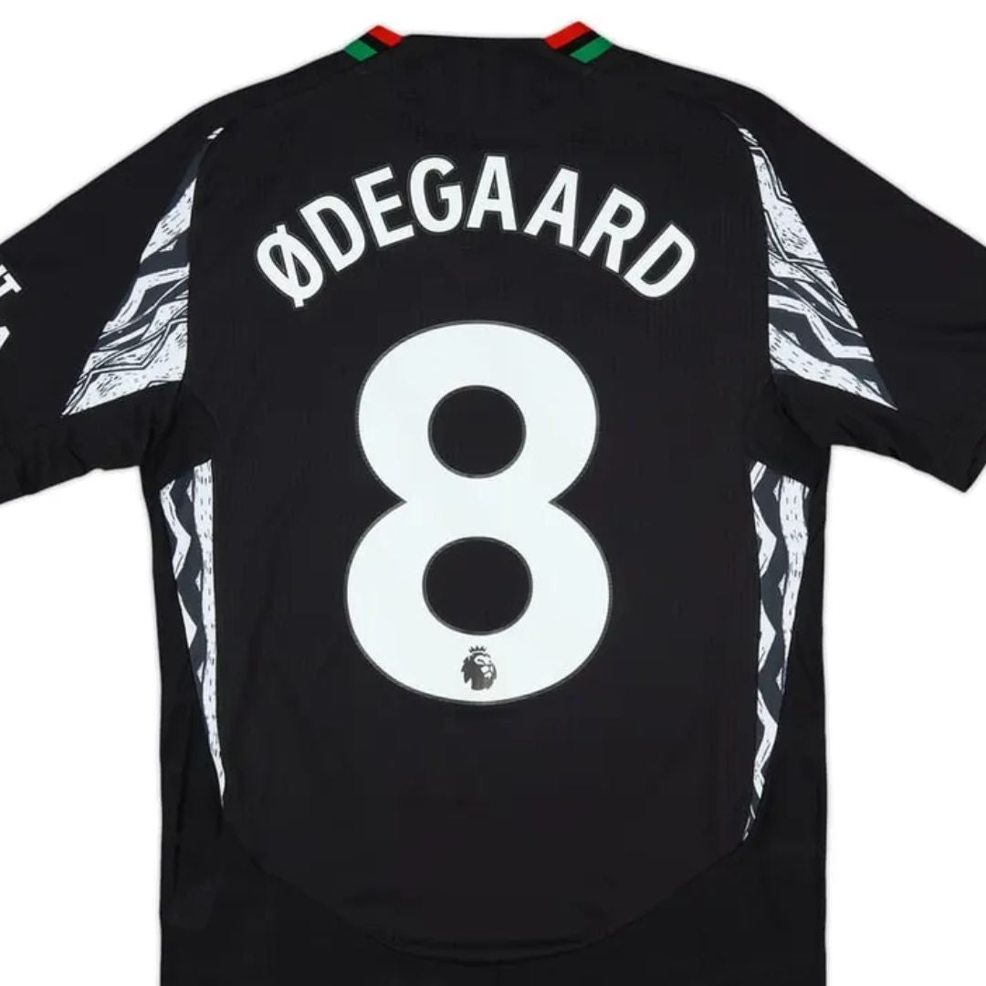 Arsenal Gunners 2024/25 Ødegaard #8 Long Sleeve Away Jersey Shirt