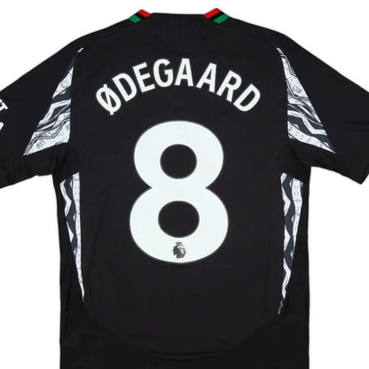 Arsenal Gunners 2024/25 Ødegaard #8 Long Sleeve Away Jersey Shirt