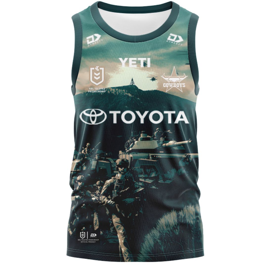North Queensland Cowboys 2026 Defence Singlet
