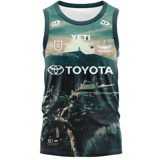 North Queensland Cowboys 2026 Defence Singlet