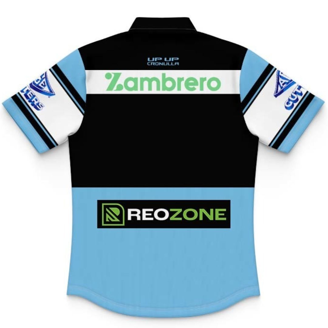Cronulla Sutherland Sharks 2026 Kids Away Polo Shirt