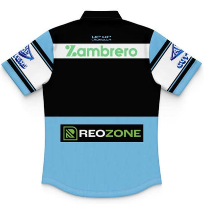 Cronulla Sutherland Sharks 2026 Kids Away Polo Shirt