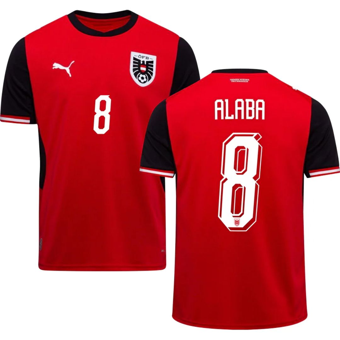 Austria 2026 World Cup Alaba #8 Home Jersey Shirt